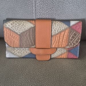 Colorful Patchwork Women's Wallet/Clutch